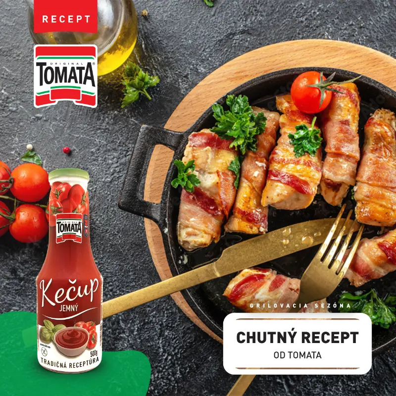 TOMATA recepty - BBQ + kečup kuracie prsia