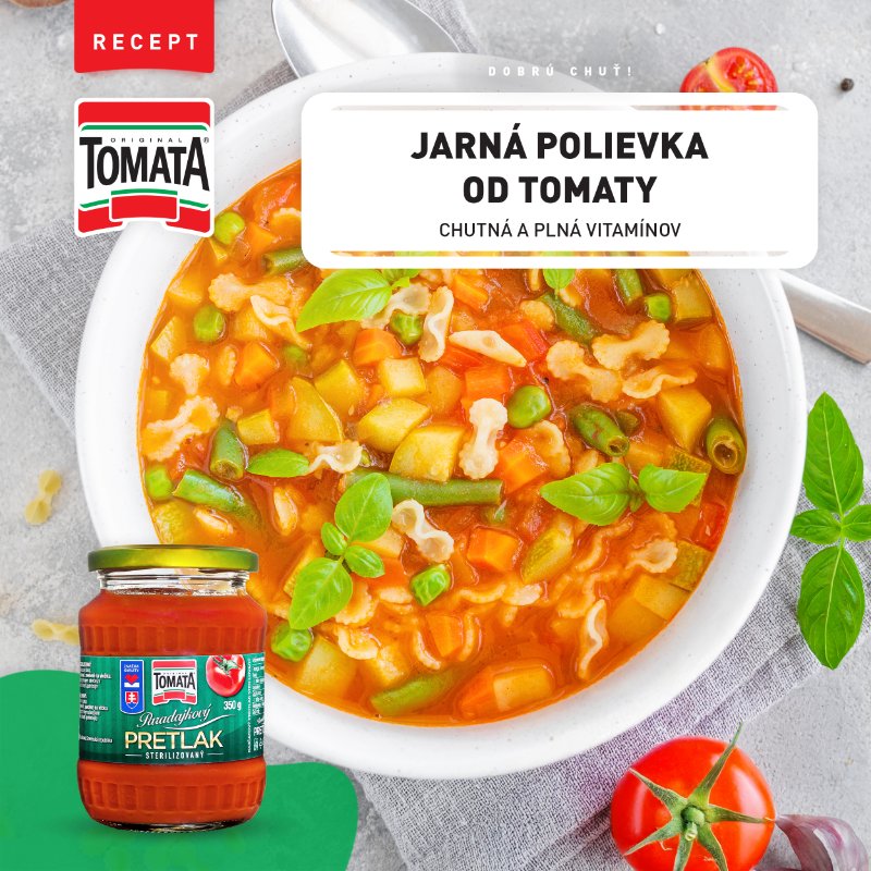 TOMATA recept - Jarná polievka